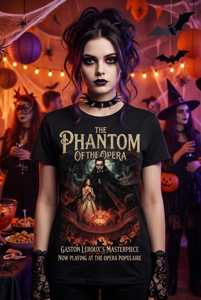 Phantom of the Opera T-Shirt | Musical Theatre Poster Halloween Tee