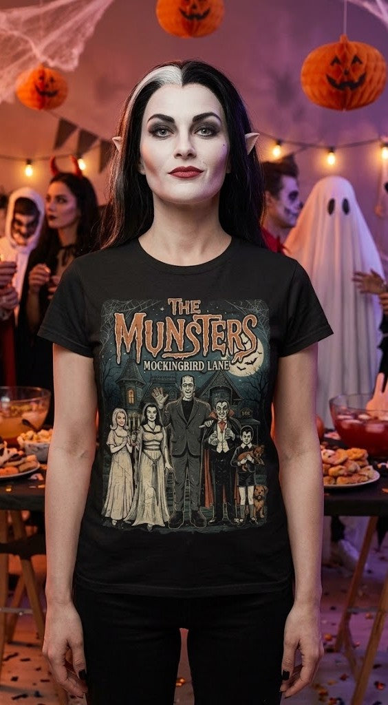 The Munsters Mockingbird Lane T-Shirt | Vintage TV Horror Family Shirt