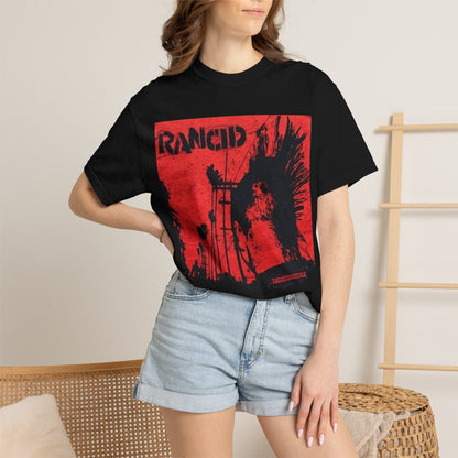 Rancid Band Indestructible Graphic T-Shirt | Black Music Merchandise - Punk Tee