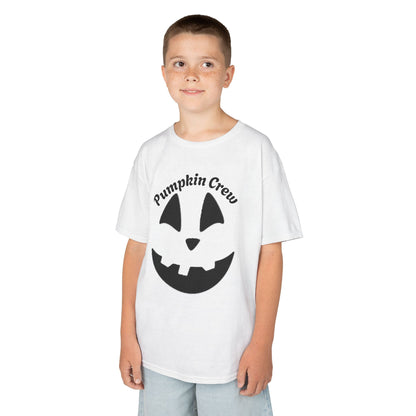 Pumpkin Crew Kids Tee | Jack-o'-Lantern Halloween Shirt