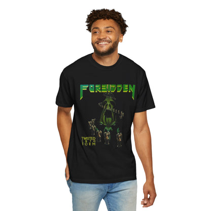 Forbidden Twisted Into Form Album Cover T-shirt | Heavy Metal Graphic Tee