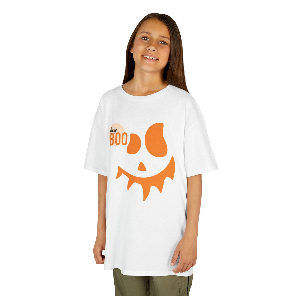 Jack O'Lantern Face Kids Tee | Halloween Boo Pumpkin Shirt