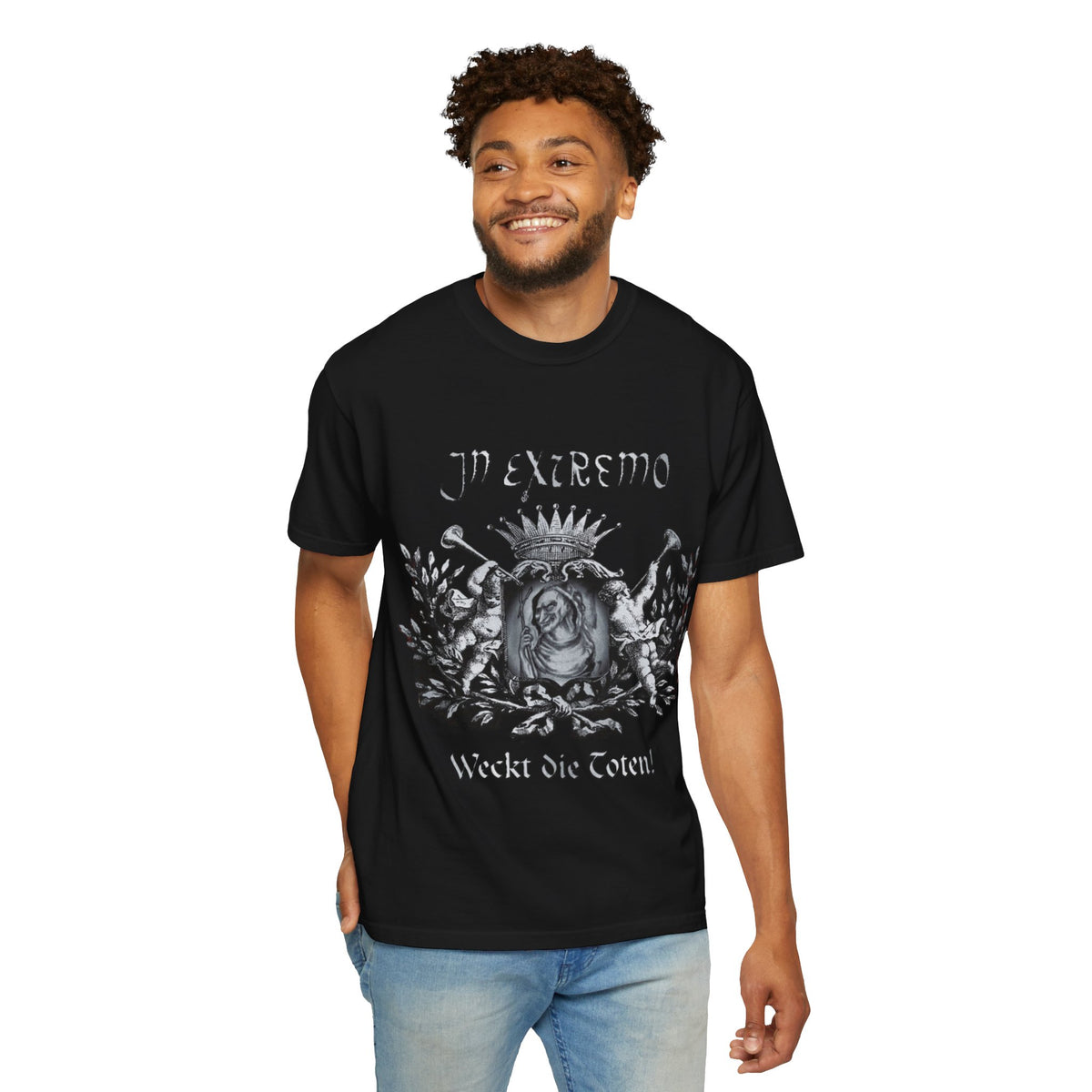 Camiseta de la banda de folk metal In Extremo | Camiseta gótica con el diseño de Weckt Die Toten