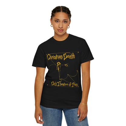 Camiseta con el logo de la banda Christian Death | Ilustración de Only Theatre of Pain