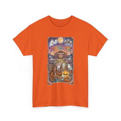 T-shirt d'Halloween hippie Boo-dstock | Tee-shirt d'Halloween effrayant hippie
