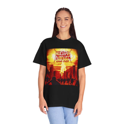 Nuclear Assault Game Over Album Art T-shirt | Thrash Metal Band Tee