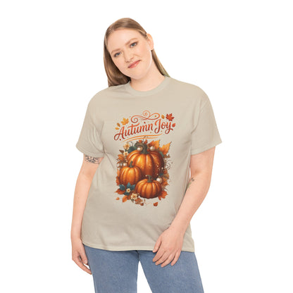 Autumn Joy Pumpkins T-Shirt | Fall Pumpkin Illustration