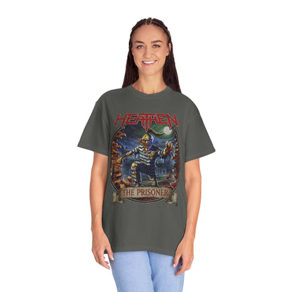 T-shirt avec pochette de l'album The Prisoner de Heathen | T-shirt graphique de groupe de Heavy Metal