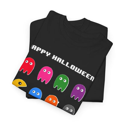 Pac-Man Ghosts Halloween Tee | Retro Arcade Halloween Shirt
