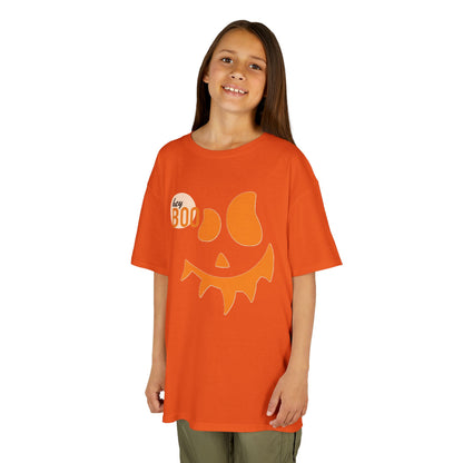 Jack O'Lantern Face Kids Tee | Halloween Boo Pumpkin Shirt