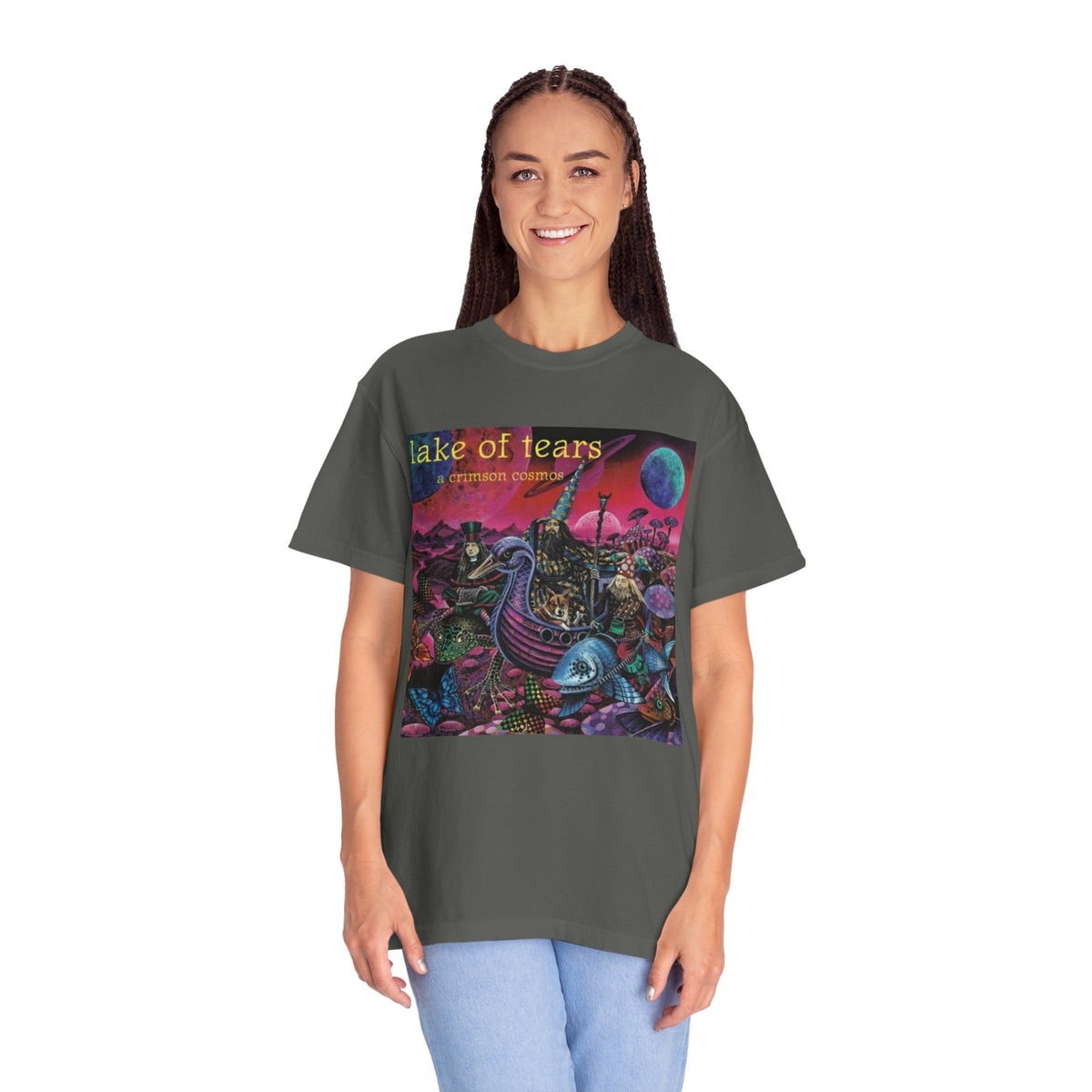 Camiseta con arte del álbum de Lake of Tears | ilustración de fantasía psicodélica