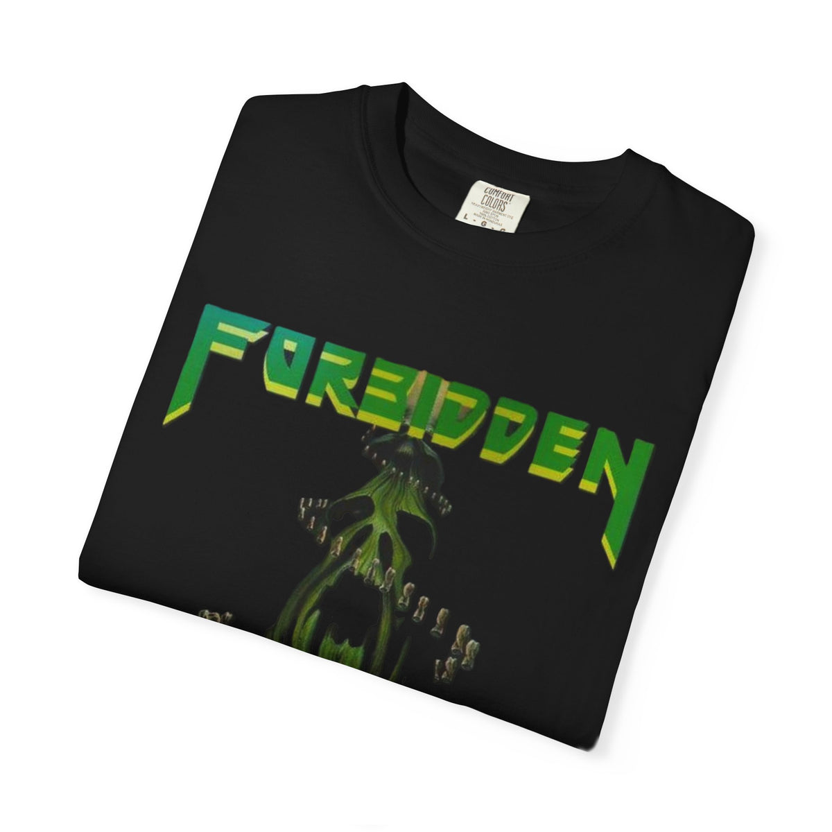 Forbidden Twisted Into Form Album Cover T-shirt | Heavy Metal Graphic Tee
