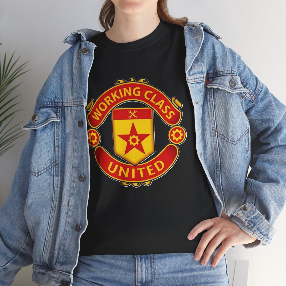 Camiseta Clase Obrera Unida | Gráfico político socialista del escudo laboral