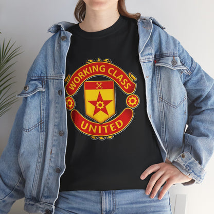 Camiseta Clase Obrera Unida | Gráfico político socialista del escudo laboral