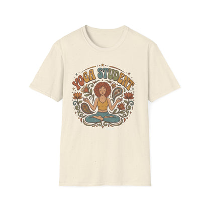 Yoga Student T-Shirt | Retro Lotus Meditation Graphic