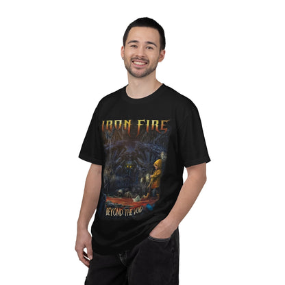 Iron Fire Beyond the Void album art T-Shirt | Danish heavy metal band tee