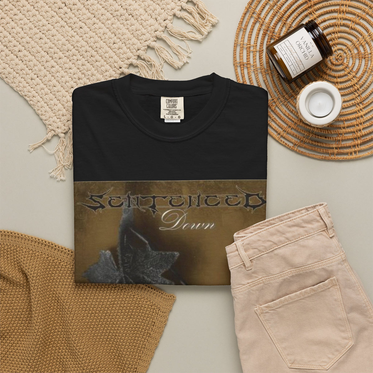 Camiseta con la portada del álbum Sentenced Down | Camiseta de banda de gothic metal finlandés