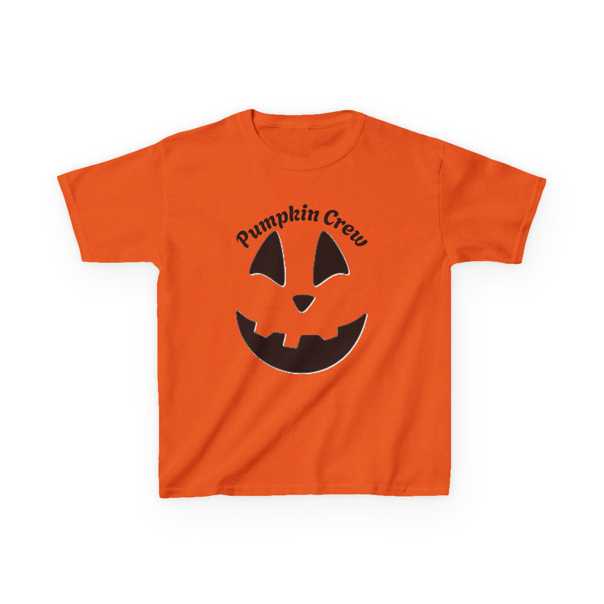 Pumpkin Crew Kids Tee | Jack-o'-Lantern Halloween Shirt