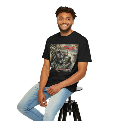 Camiseta con el arte del álbum Shedding of Skin de Protector | Camiseta con el diseño de portada de la banda alemana de death thrash metal