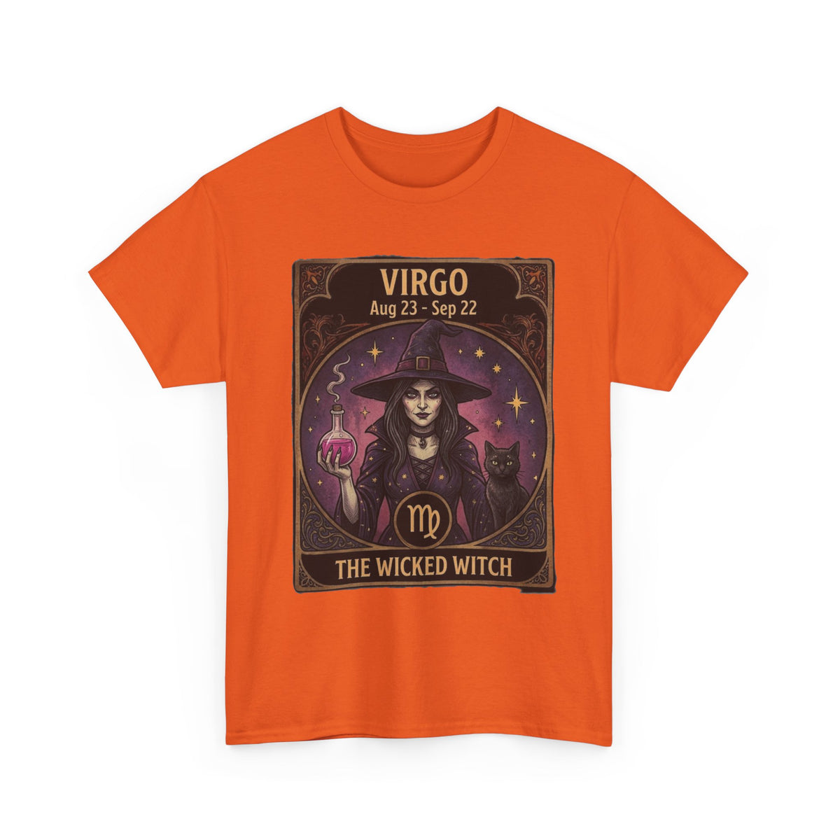Camiseta Virgo Wicked Witch | Camiseta de Virgo de astrología del zodiaco de Halloween