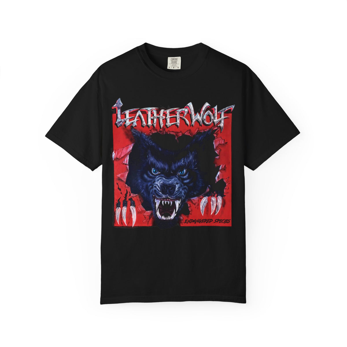 Leatherwolf Werewolf Graphic T-Shirt | Vintage Metal Band Artwork