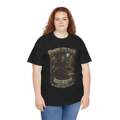Camiseta de Rumpelstiltskin, tejedor de oro | Camiseta de fantasía oscura y cuentos de hadas