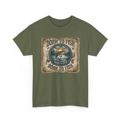 Born to Fish graphic tee | Fishing shirt, vintage fish design
