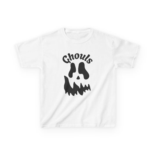 Ghouls Skull Kids Tee | Halloween Spooky Pumpkin Face