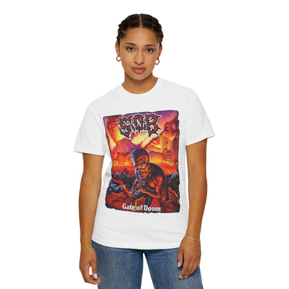 S.O.B Gate of Doom Album Artwork T-Shirt / Thrashcore Punk Band Tee