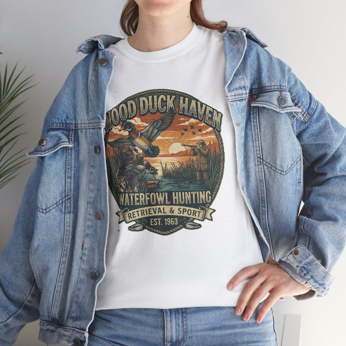 Wood Duck Haven Waterfowl Hunting Tee | Vintage Duck Retriever Design