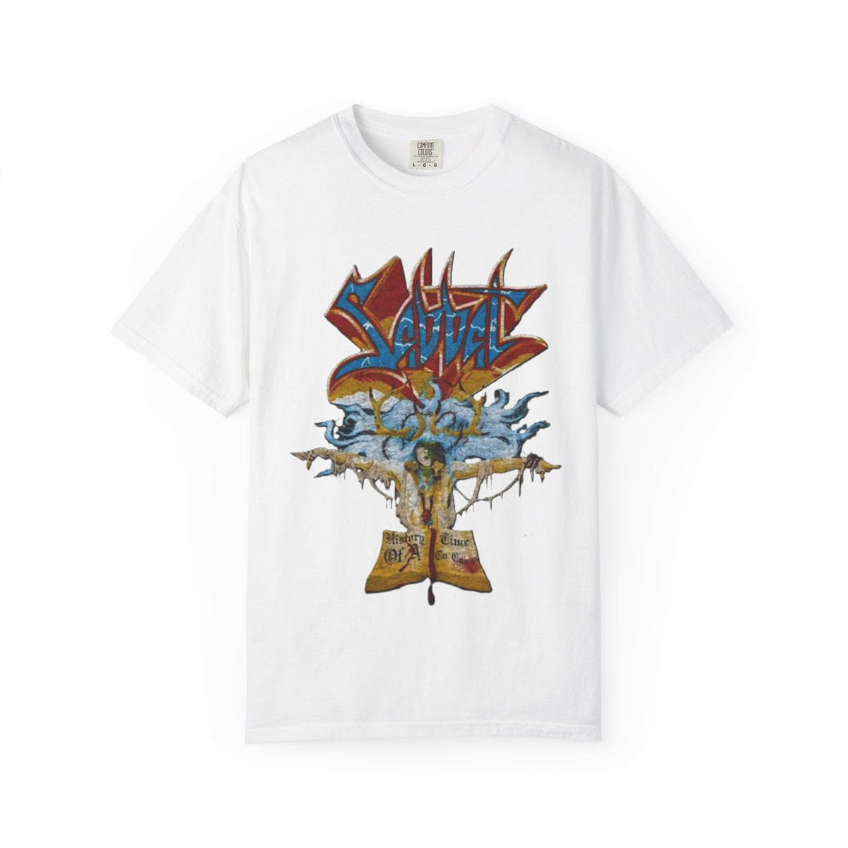 Camiseta gráfica Sabbat A History of a Time to Come | Camiseta vintage de banda de heavy metal británico