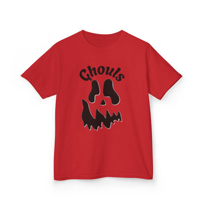 Ghouls Skull Kids Tee | Halloween Spooky Pumpkin Face