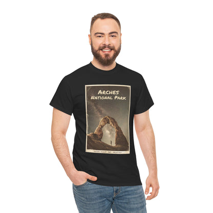 Arches National Park Vintage Poster T-Shirt |Utah Scenic Travel Tee