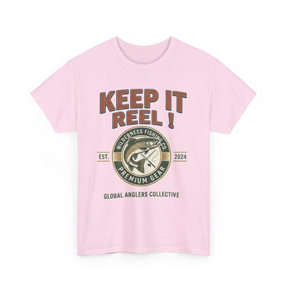 Keep It Reel Fishing Bass Graphic T-Shirt