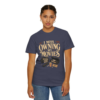 I Miss Owning My Movies Shirt, Vintage Movie Night T-Shirt, Retro VHS Tee, Physical Media Shirt, Film Lover Gift