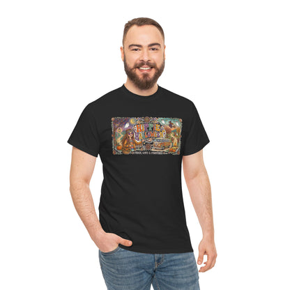 T-shirt graphique psychédélique nature hippie / T-shirt Halloween hippie