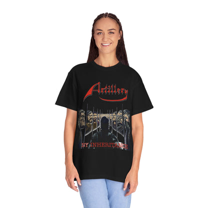 T-shirt avec la pochette de l'album By Inheritance d'Artillery | t-shirt vintage de groupe de thrash metal old school