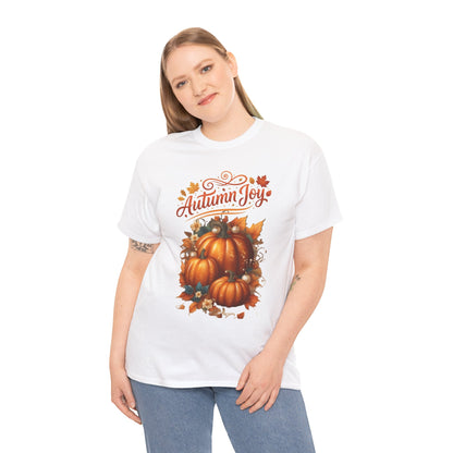 Autumn Joy Pumpkins T-Shirt | Fall Pumpkin Illustration