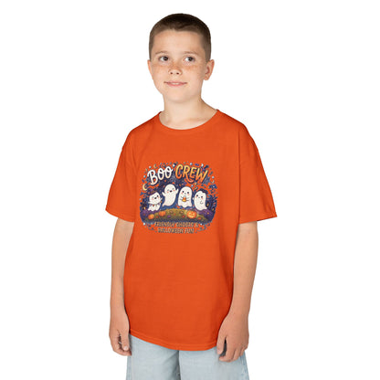 Boo Crew Ghosts Kids Tee | Halloween Pumpkin Patch Illustration