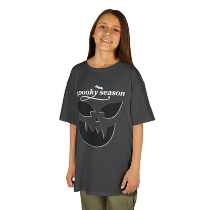 Spooky Season Jack-O'-Lantern Kids Tee | Halloween Pumpkin Shirt