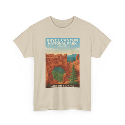 Bryce Canyon National Park Poster Tee | Hoodoos & Arches T-Shirt