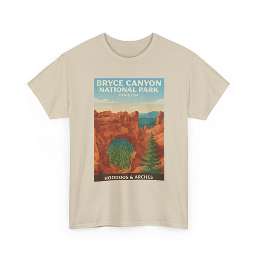 Bryce Canyon National Park Poster Tee | Hoodoos & Arches T-Shirt