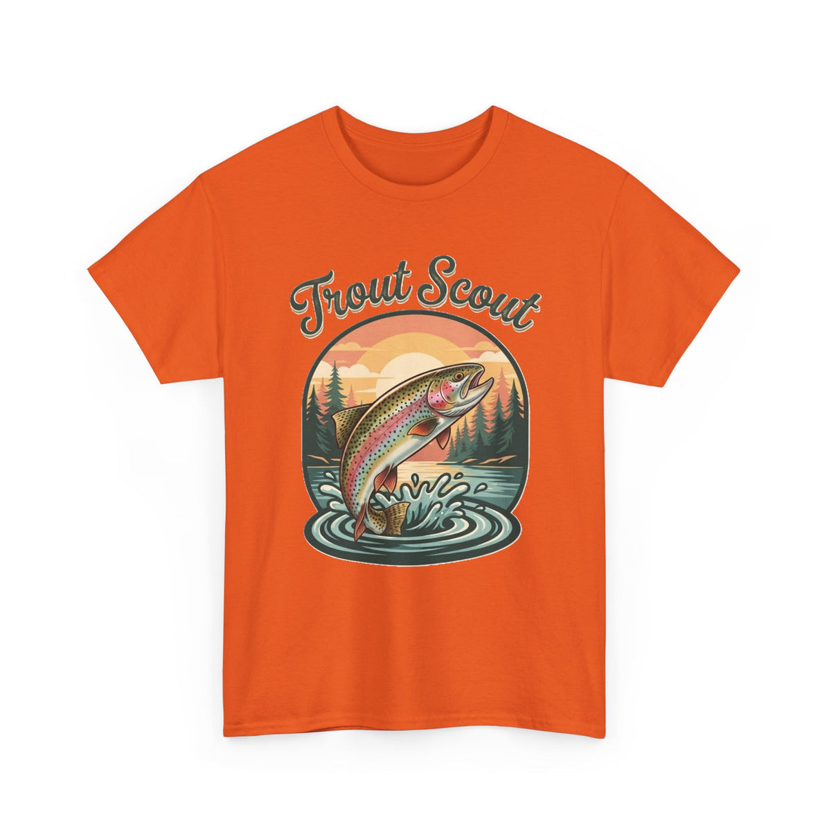 Trout Scout Fishing Graphic T-Shirt