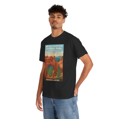 Bryce Canyon National Park Poster Tee | Hoodoos & Arches T-Shirt