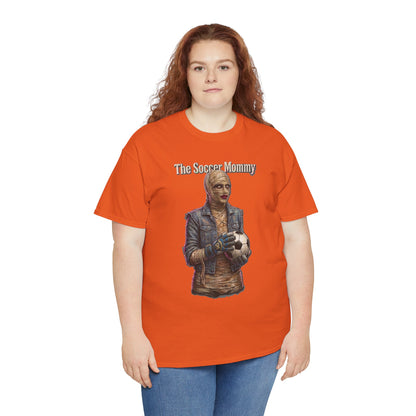 T-shirt Soccer Mommy | Illustration de joueur vintage, t-shirt pour fan de football