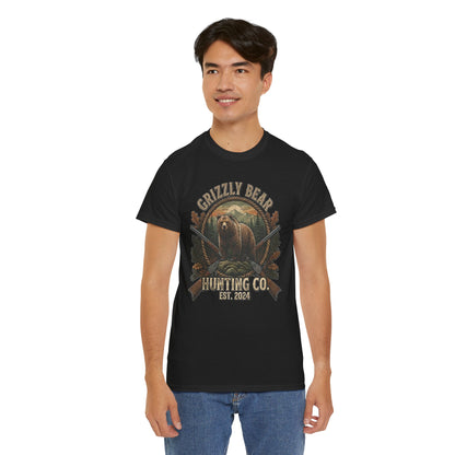 Grizzly Bear Hunting Co T-Shirt | Vintage Wildlife Outdoor Tee