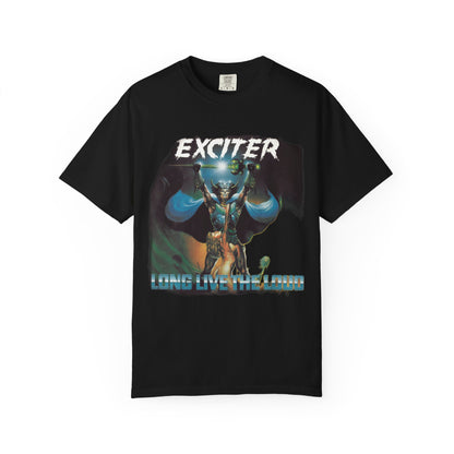 Exciter Metal band art T-shirt | Long Live the Loud graphic tee