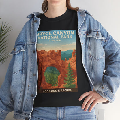 Bryce Canyon National Park Poster Tee | Hoodoos & Arches T-Shirt