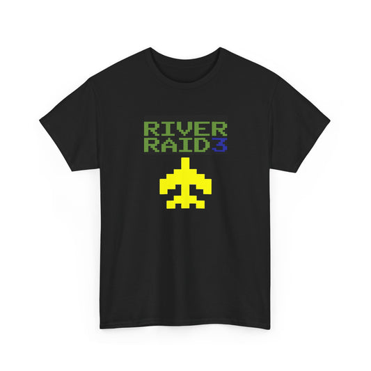 River Raid 3 pixel plane Tee | retro arcade gaming shirt