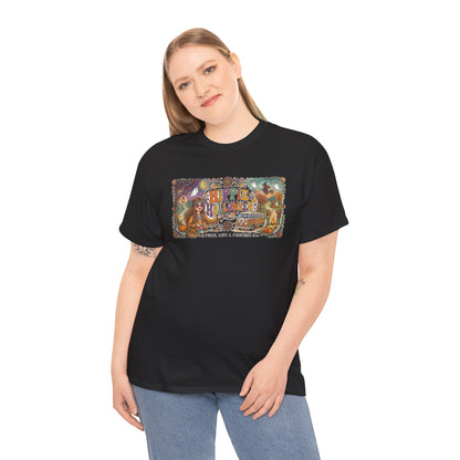T-shirt graphique psychédélique nature hippie / T-shirt Halloween hippie